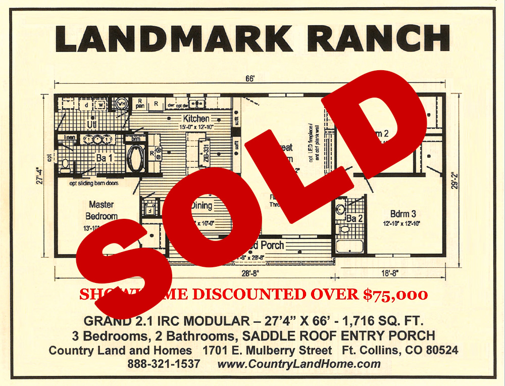 Grand 2.1  Ranch model home