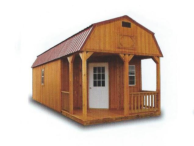 Cumberland Stained Deluxe Lofted Barn Cabins