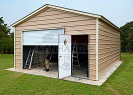 2-door Metal Shed